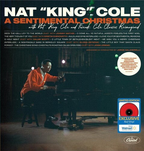 Nat King Cole - A Sentimental Christmas with Nat ''King'' Cole and Friends - Translucent Red Vinyl