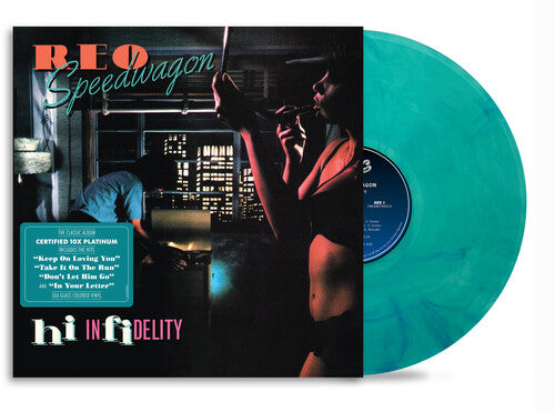 REO Speedwagon - Hi Infidelity - Sea Glass Colored Vinyl