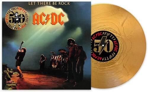 AC/DC - Let There Be Rock - Gold Colored Vinyl - 50th Anniversary