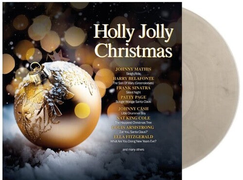 Various Artists - Holly Jolly Christmas - Clear & White Vinyl