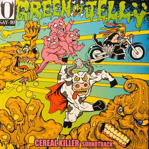 Green Jelly - Cereal Killer Soundtrack - Clear with Glow-In-The-Dark Splatter Vinyl