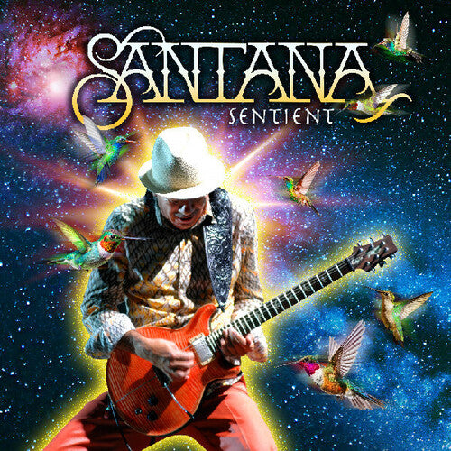 Santana - Sentient - Clear With Orange & Purple Splatter Vinyl