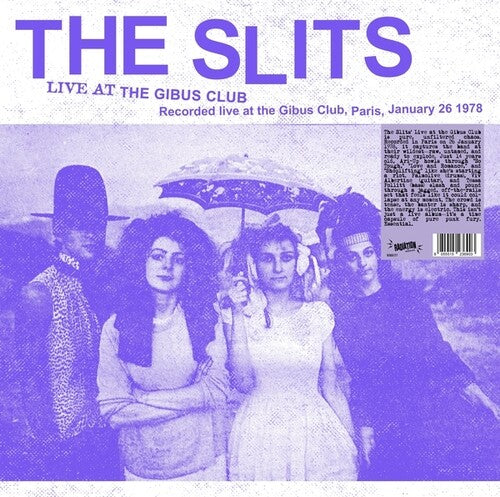 The Slits - Live At The Gibus Club - Colored Vinyl