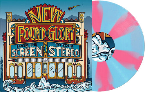 New Found Glory - From The Screen To Your Stereo 1 - Pink And Blue Pinwheel Vinyl