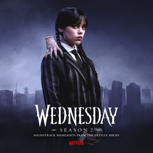 Wednesday Addams, Nevermore Academy Orchestra - Wednesday: Season 2 (Original Soundtrack from the Netflix Series) - Purple & Black Blended Transparent Vinyl