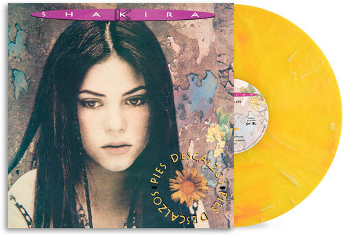 Shakira - Pies Descalzos - Yellow with Red Swirl Marble Vinyl - 30th Anniversary