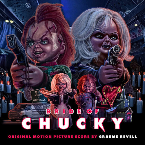 Graeme Revell - Bride Of Chucky (Score) - Lightning Strike Split with Splatter & Cloudy Orange Inferno