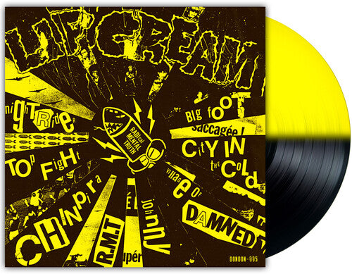 Lip Cream - Big Foot Cassette - Half Black & Half Yellow Vinyl