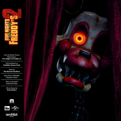 The Newton Brothers - Five Nights At Freddy's 2 (Soundtrack) - 'Curtain Red' Colored Vinyl