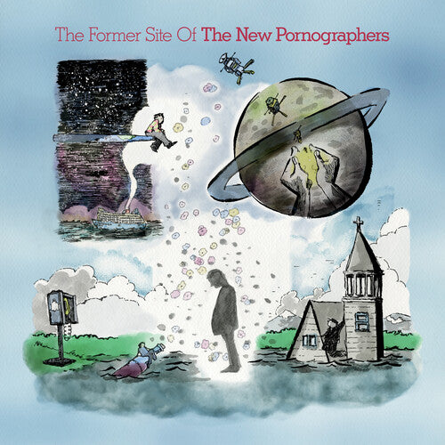 The New Pornographers - The Former Site Of - Orange & Red Marble Vinyl