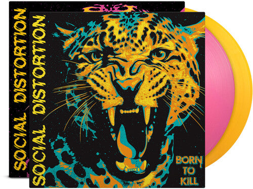 Social Distortion - Born To Kill - Pink & Yellow Vinyl