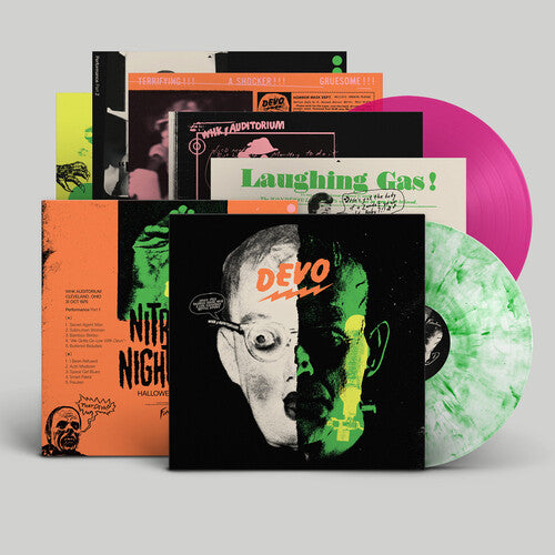 Devo - Nitrous Nightmare Halloween Live '75 - Green/White/Pink Colored Vinyl