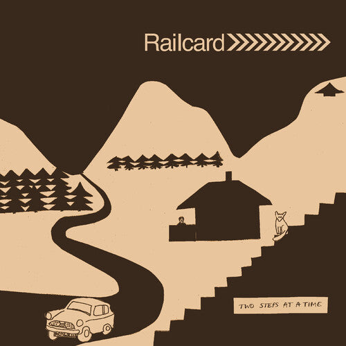 Railcard - Two Steps At A Time - Two Steps At A Time' Transparent Tan Vinyl