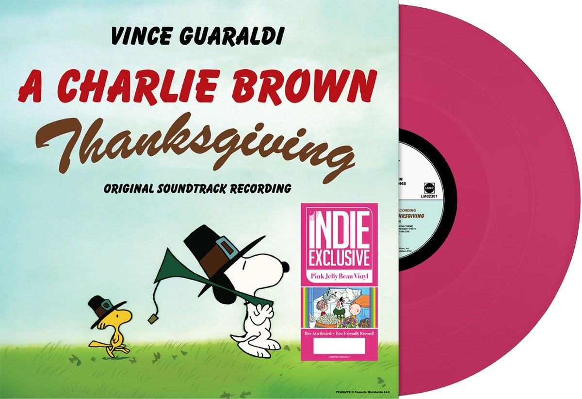 Vince Guaraldi - A Charlie Brown Thanksgiving - Pink Jellybean Vinyl