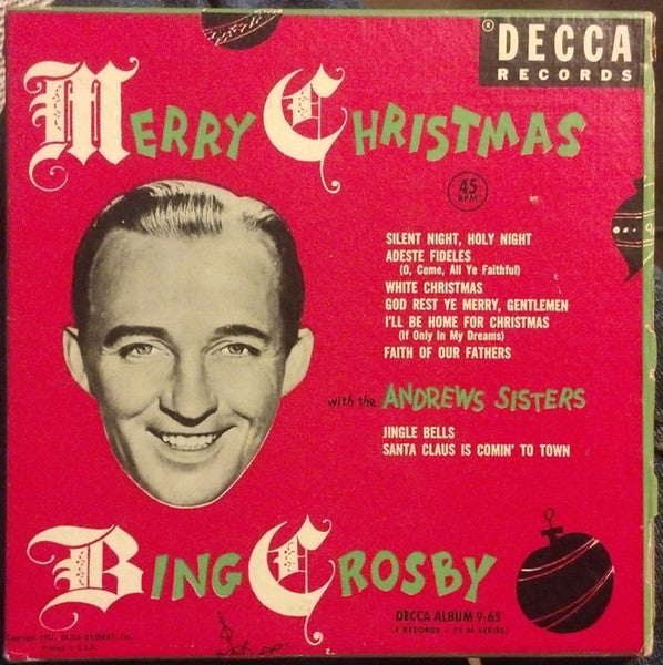 Bing Crosby With The Andrews Sisters - Merry Christmas - Used