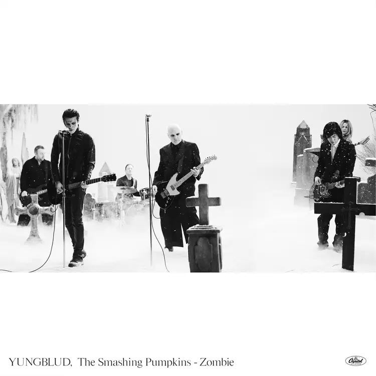 YUNGBLUD/The Smashing Pumpkins - Zombie - 7’’ - White Vinyl