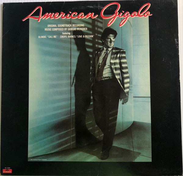 Giorgio Moroder - American Gigolo - Original Soundtrack Recording - Used