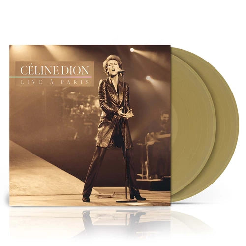 Celine Dion - Live a Paris - Golden Tan Vinyl