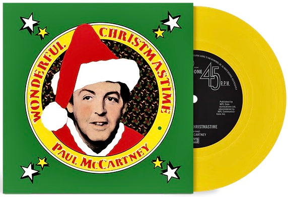 Paul McCartney - Wonderful Christmastime - 7’’ Canary Yellow Vinyl