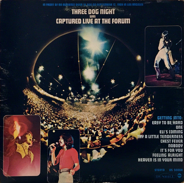Three Dog Night - Captured Live At The Forum - $1 Bin