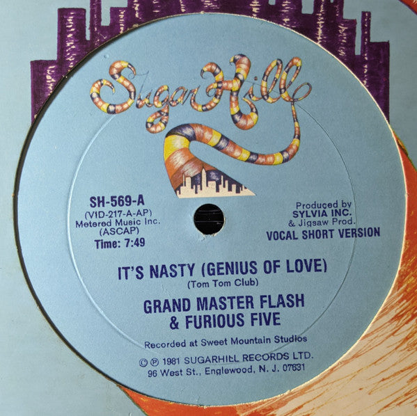 Grandmaster Flash & The Furious Five - It's Nasty (Genius Of Love)