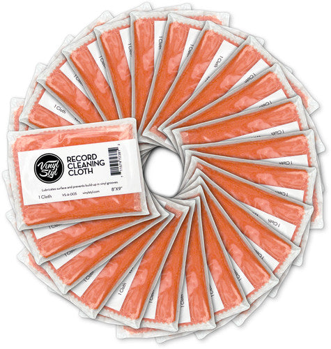 Vinyl Styl® Refill Lubricated Vinyl Record Cleaning Cloths - 8"X9" 25 Count