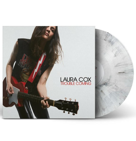 Laura Cox - Trouble Coming - Marbled White & Black Vinyl