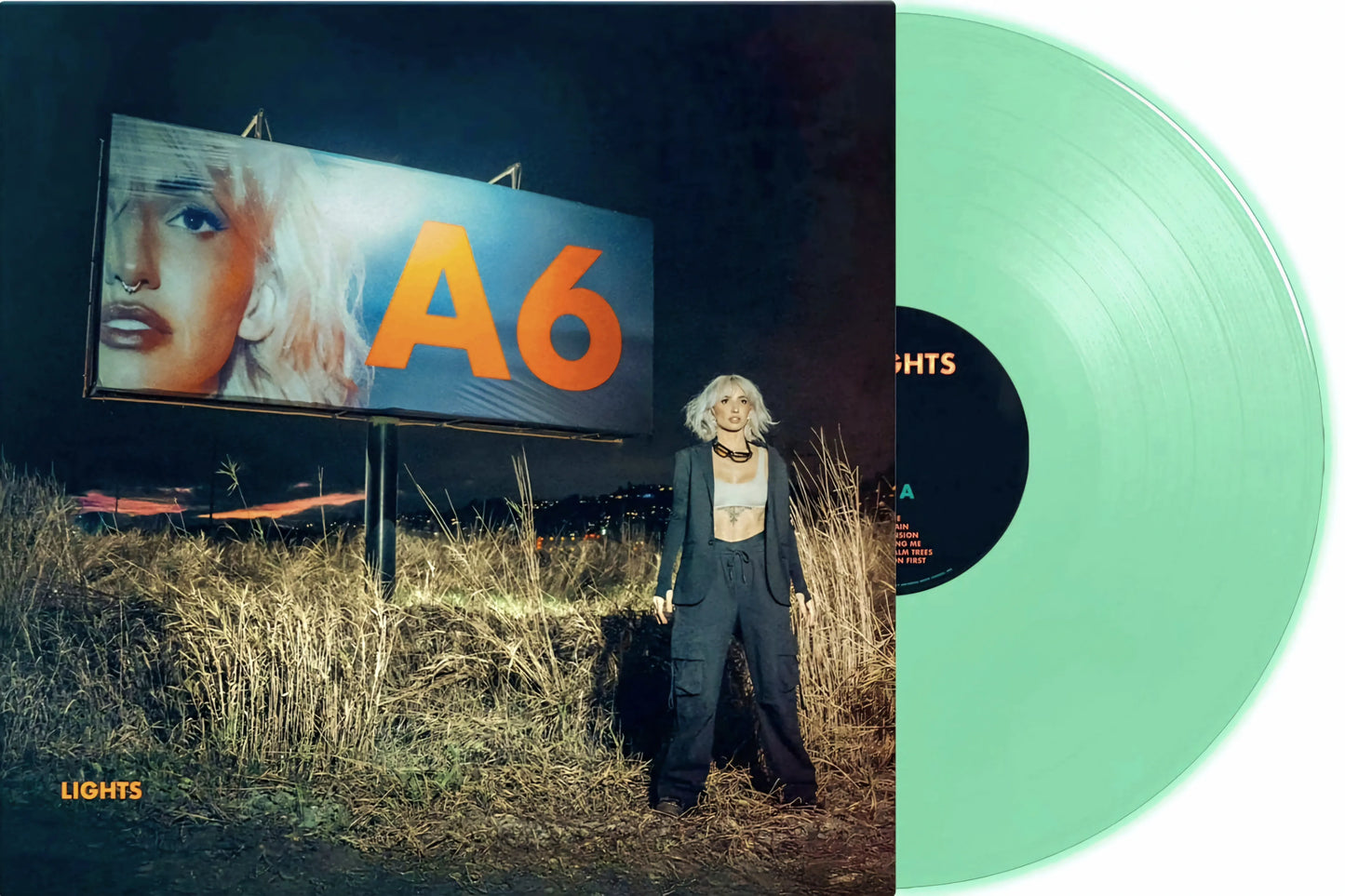 Lights - A6 - Glow-In-The-Dark Vinyl