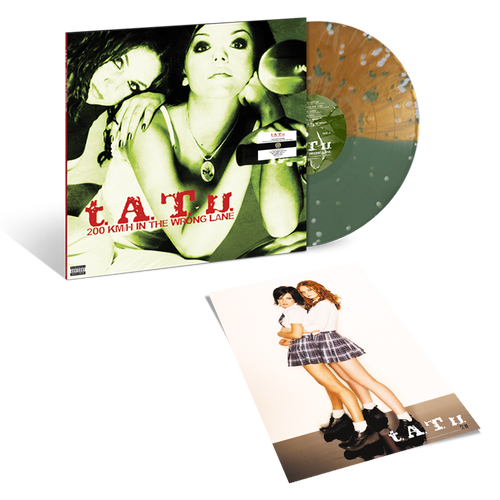 t.A.T.u. - 200 km/h In The Wrong Lane - Green/Gold Nugget Split Splatter Vinyl