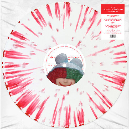 Sia - Everyday Is Christmas (Snowman EP) - Red & White Splatter Vinyl