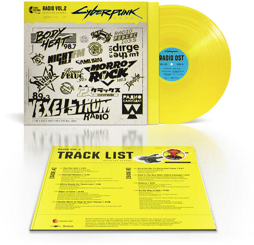 Various Artists - Cyberpunk 2077 Radio Vol.2 - Opaque Yellow Vinyl