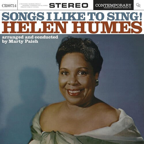 Helen Humes - Songs I Like To Sing! - Contemporary Records Acoustic Sounds Series