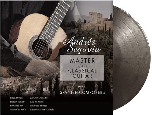 Andres Segovia - Master Of The Classical Guitar - Solid Silver & Black Colored Vinyl