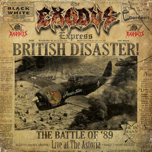Exodus - British Disaster: Battle Of 89 Live At The Astoria - Gold Colored Vinyl
