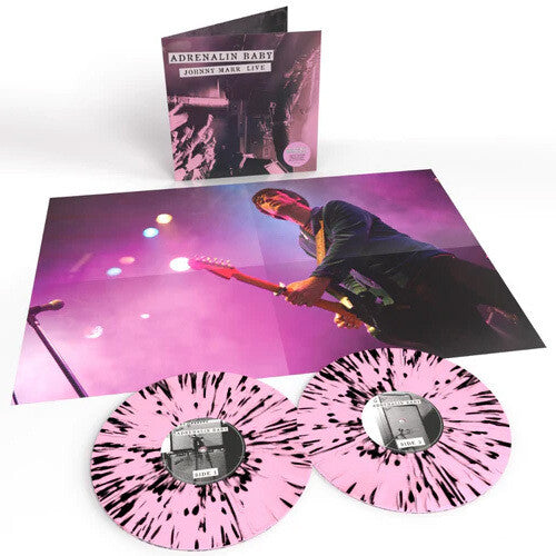 Johnny Marr - Adrenalin Baby - Pink & Black Splatter Vinyl