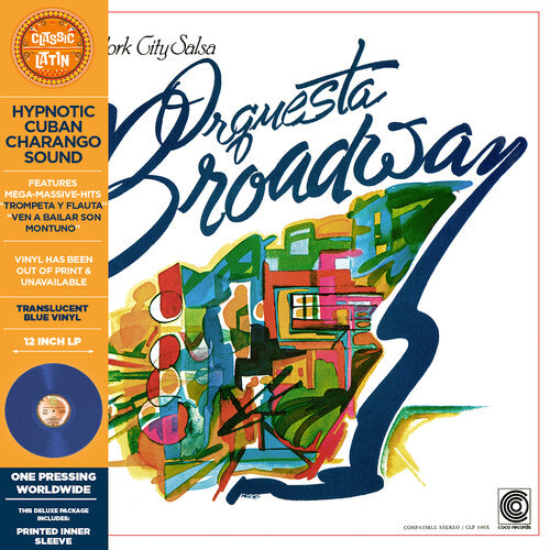 Orquestra Broadway - New York City Salsa - Blue Colored Vinyl