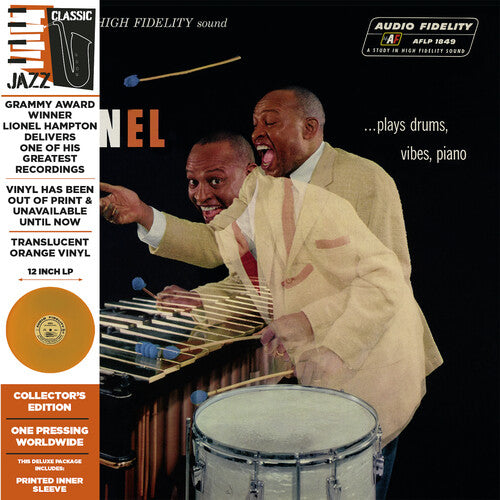 Lionel Hampton - Lionel Plays Drums Vibes Piano - Orange Colored Vinyl