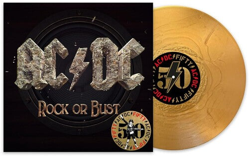 AC/DC - Rock Or Bust - Gold Colored Vinyl - 50th Anniversary