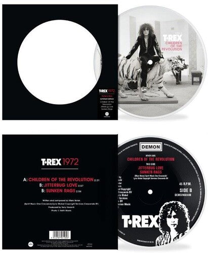 T. Rex - Children Of The Revolution / Jitterbug Love / Sunken Rags - 7”