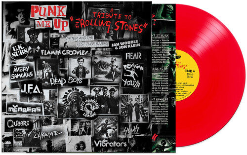 Various Artists - Punk Me Up: Tribute To Rolling Stones - Red Colored Vinyl