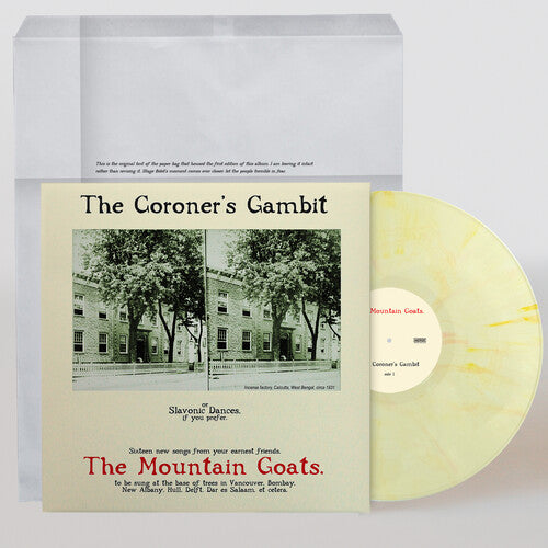 Mountain Goats - Coroner's Gambit - Kandy Korn Hybrid Yellow Vinyl