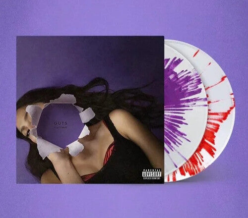 Olivia Rodrigo - GUTS (Spilled) - Clear Purple Splatter Vinyl