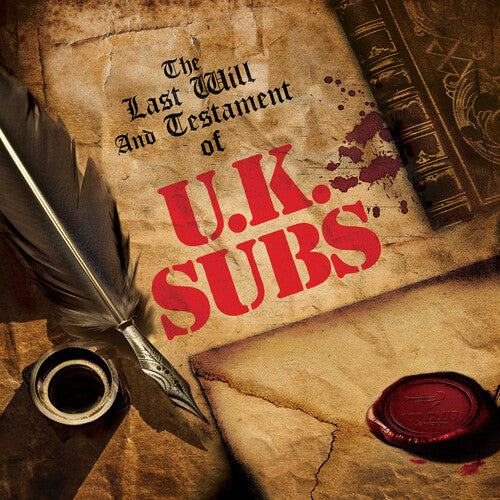 UK Subs - Last Will & Testament Of UK Subs - Gold Vinyl