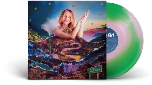 Cyn - Valley Girl - Baby Pink/Spring Green Vinyl