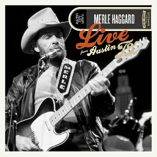 Merle Haggard - Live From Austin, TX '85 - Black & Blue Marble Vinyl - 50th Anniversary