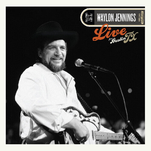 Waylon Jennings - Live From Austin, TX '84 - Cassette - Red Shell - 50th Anniversary