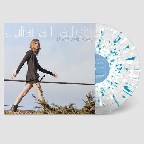 Juliana Hatfield - How To Walk Away - White & Turquoise On Clear Base Vinyl