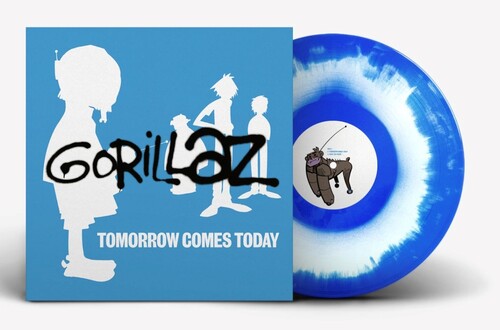 Gorillaz - Tomorrow Comes Today - 12'' White & Blue Color-in-Color Vinyl