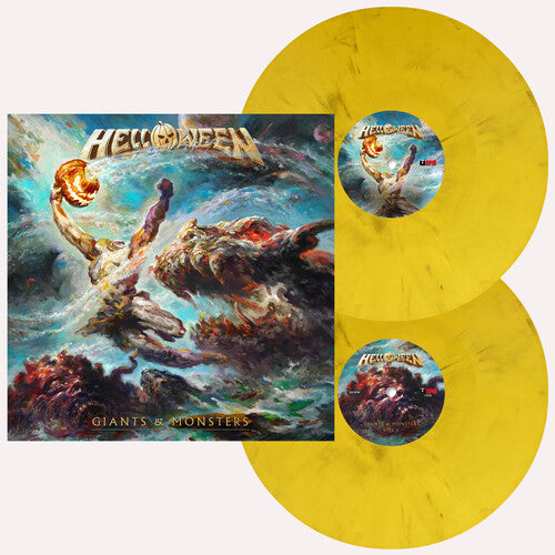 Helloween - Giants & Monsters - Sunlight Yellow Marble Vinyl