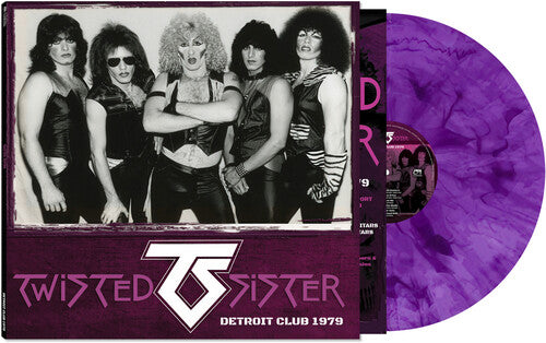 Twisted Sister - Detroit Club 1979 - Purple & Black Vinyl